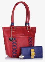 Butterflies Red Handbag