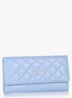 Da Milano Light Blue Leather Wallet