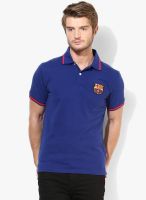 FC Barcelona Blue Football Polo T-Shirt