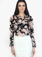 Faballey Black Printed Shirt