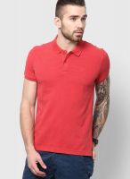 Fame Forever By Lifestyle Red Polo T-Shirt