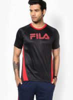 Fila Black Round Neck T-Shirt