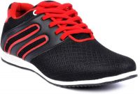 Footlodge Stylish and Elegant Running Shoes(Red, Black)