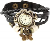 H.P.D Butterfly Vintage Butterfly Analog Watch - For Girls, Women