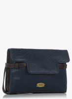 Hidesign Clio 02 Blue/Brown Leather Crossbody Bag