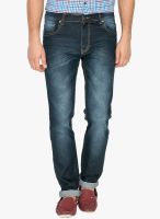 High Star Washed Blue Slim Fit Jeans