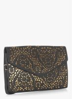 Hot Berries Black Clutch