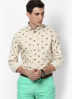 Jack & Jones Cream Casual Shirt