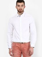 Jack & Jones White Slim Fit Casual Shirt