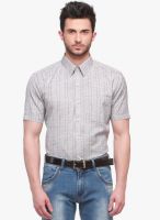 Jogur Black Striped Slim Fit Casual Shirt