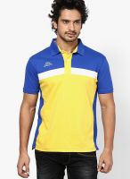 Kappa Yellow Regular Fit Polo T Shirt