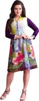 Khushali Party Self Design Women's Kurti(Multicolor)