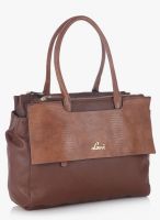 Lavie Palmchat 3C Med Choco Satchel Bag