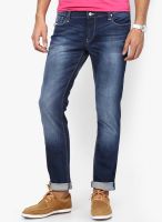 Lee Blue Low Rise Skinny Fit Jeans