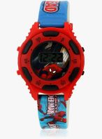 Marvel Dw100190 Blue/Red Digital Watch