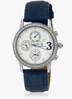 Maxima 32416Lmli Blue/White Analog Watch