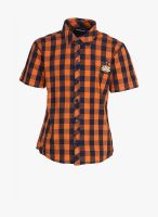 Napoleon Orange Casual Shirt