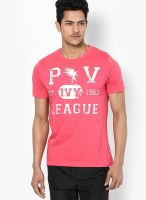 Proline Pink Round Neck T-Shirt