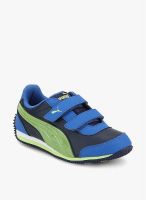 Puma Speed Light Up V Blue Running Shoes
