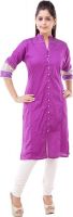 Rash Collection Printed Women's Straight Kurta(White)