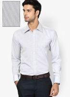 Raymond Black Stripes Formal Shirt(Contemporary Fit)