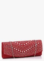 Sangria Red Clutch