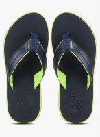 Sole Threads Swoosh Navy Blue Flip Flops