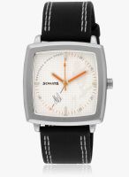 Sonata 7945Sl05 Black/White Analog Watch