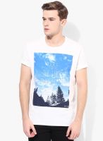 Tom Tailor Off White Photoprint T Shirt