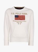 U.S. Polo Assn. Off White Sweatshirt
