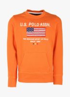 U.S. Polo Assn. Orange Sweatshirt