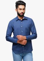 Yepme Blue Checks Slim Fit Casual Shirt