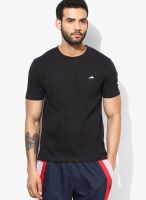 2GO ACTIVE GEAR USA Black Solid Round Neck T-Shirts