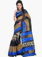 7 Colors Lifestyle Blue Printed Saree