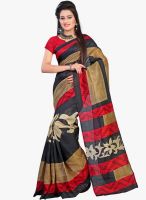 7 Colors Lifestyle Red Printed Saree