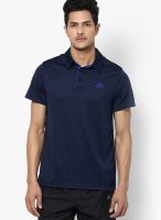 Adidas Navy Blue Polo T-Shirt