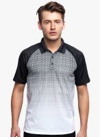 Alcis Air-Rush Print White Polo T-Shirt