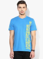 Alcis Core Unstoppable Blue Round Neck T-Shirt