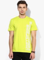 Alcis Core Unstoppable Green Round Neck T-Shirt