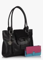 Butterflies Black Handbag