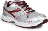 Columbus Running Shoes(Silver, Maroon)