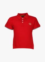 Cool Quotient Red Polo Shirt