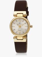 Daniel Klein Dk10532-1 Brown/Silver Analog Watch