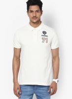 Ed Hardy Cream Polo T-Shirt