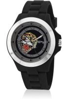 Ed Hardy Eh 1116 Bk Black/White Analog Watch