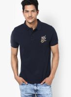 Ed Hardy Navy Blue Polo T-Shirt