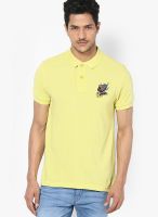 Ed Hardy Yellow Polo T-Shirt