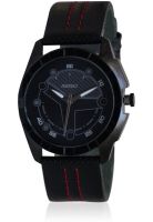 FOSTELO Black Metal Analog Watch