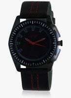 FOSTELO Black Metal Analog Watch