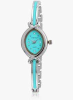 FOSTELO Blue Stainless Steel Analog Watch